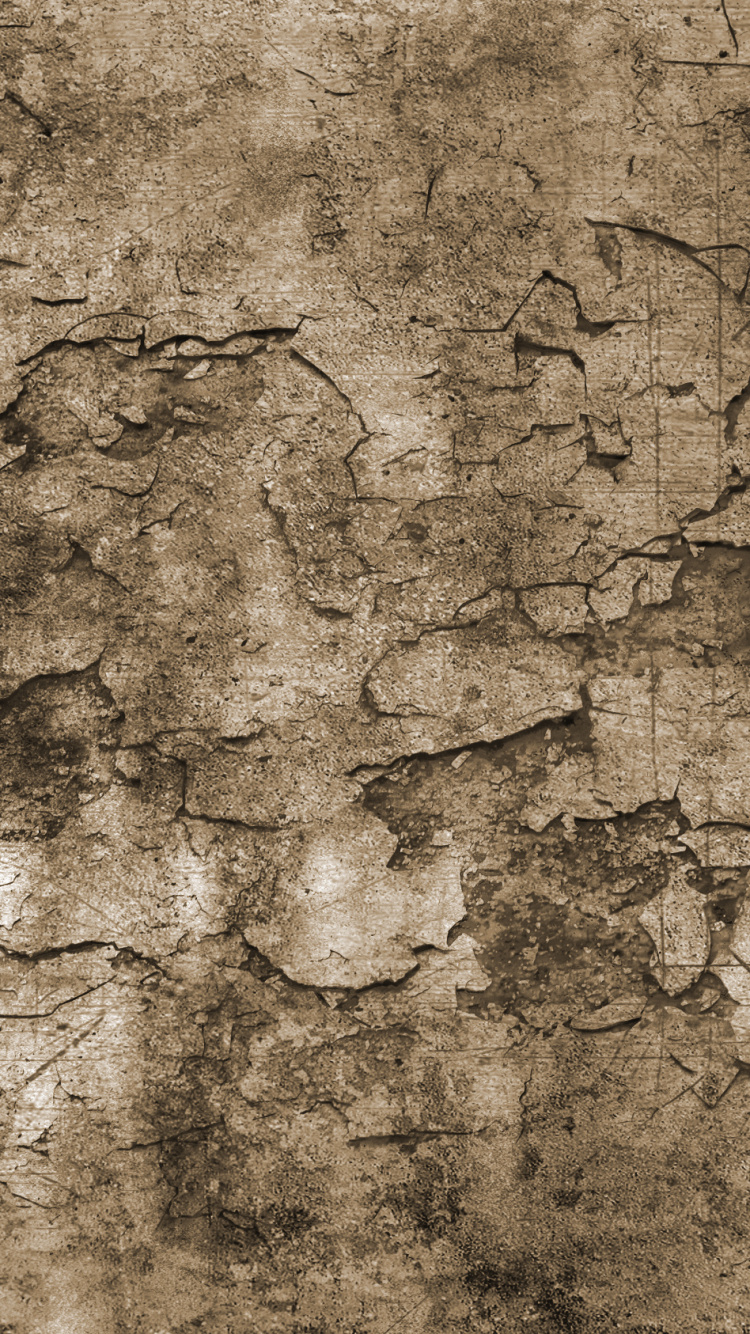 Brown and Black Concrete Wall. Wallpaper in 750x1334 Resolution
