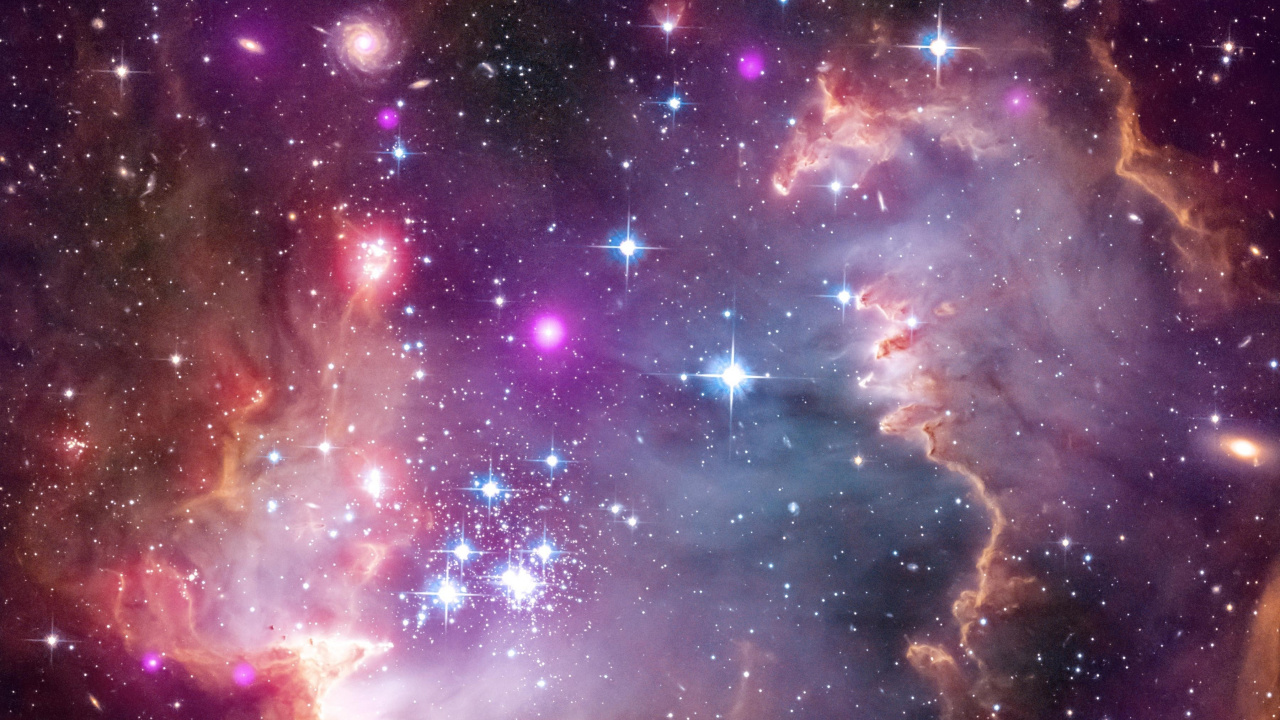 外层空间, 空间, 宇宙, 天文学对象, 紫色的 壁纸 1280x720 允许