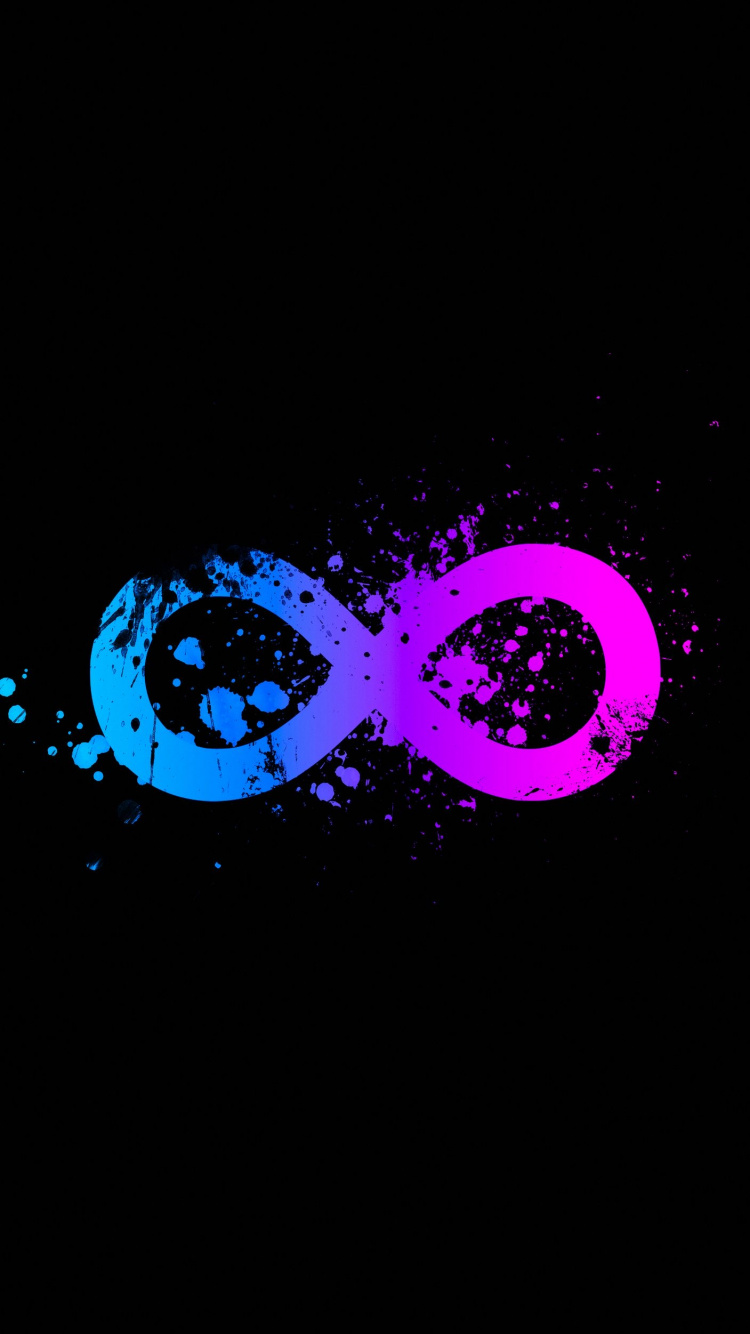 Graphic Design, Violet, Electric Blue, Circle, Magenta. Wallpaper in 750x1334 Resolution