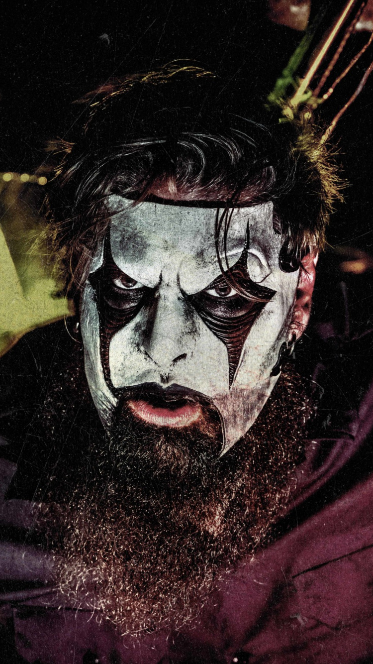 Slipknot, Schwermetall, Gitarrist, Supervillain, Dunkelheit. Wallpaper in 750x1334 Resolution