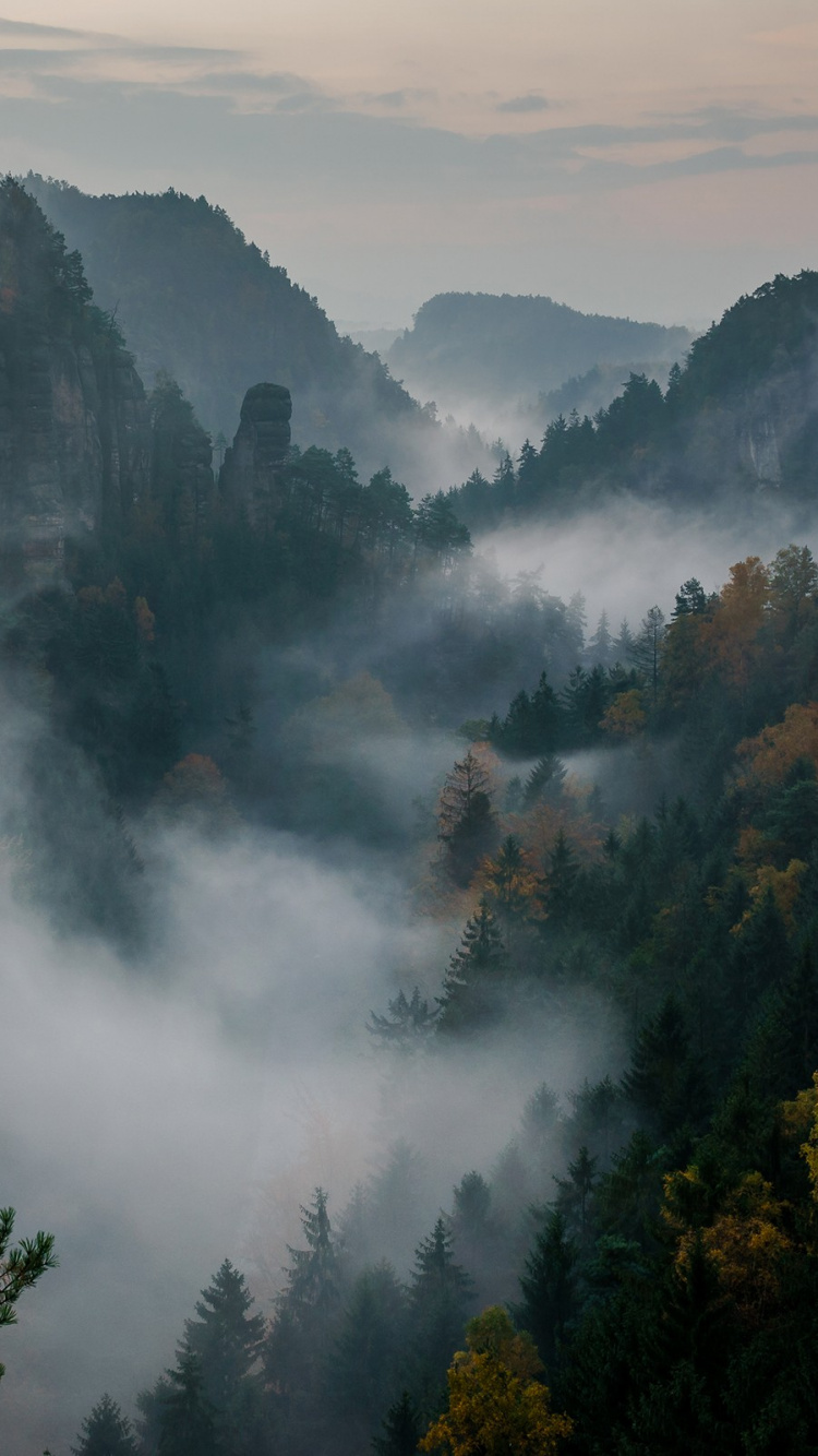 性质, 多山的地貌, 荒野, 山脉, 天空 壁纸 750x1334 允许