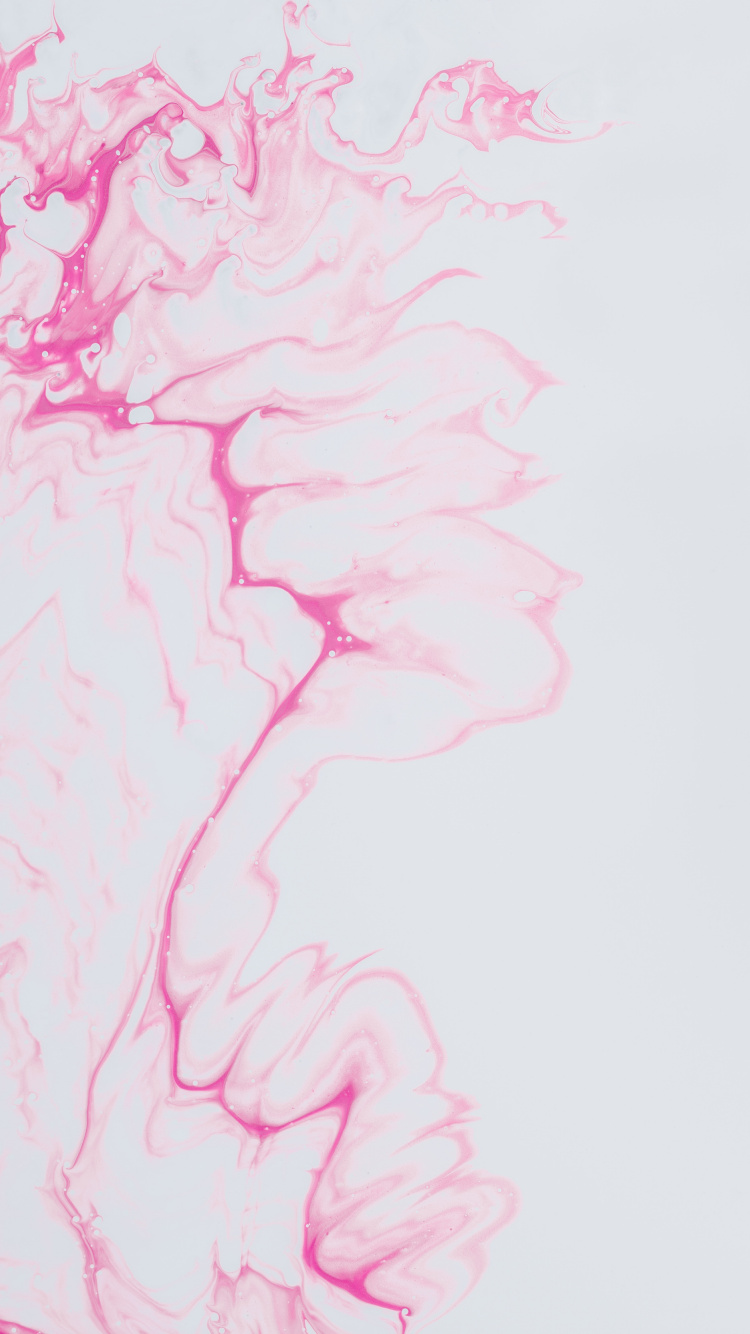 Pink and White Abstract Painting. Wallpaper in 750x1334 Resolution