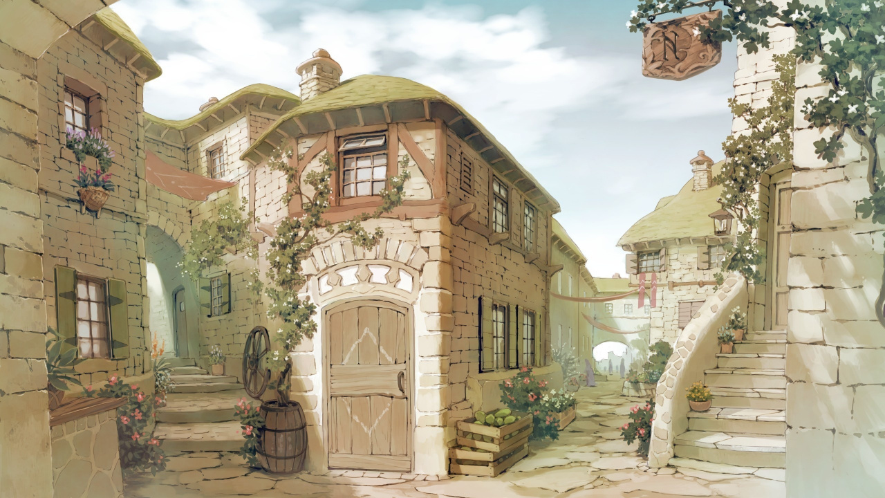 中世纪建筑风格, 庭院, Ps3游戏机, 酒店, 房地产 壁纸 1280x720 允许