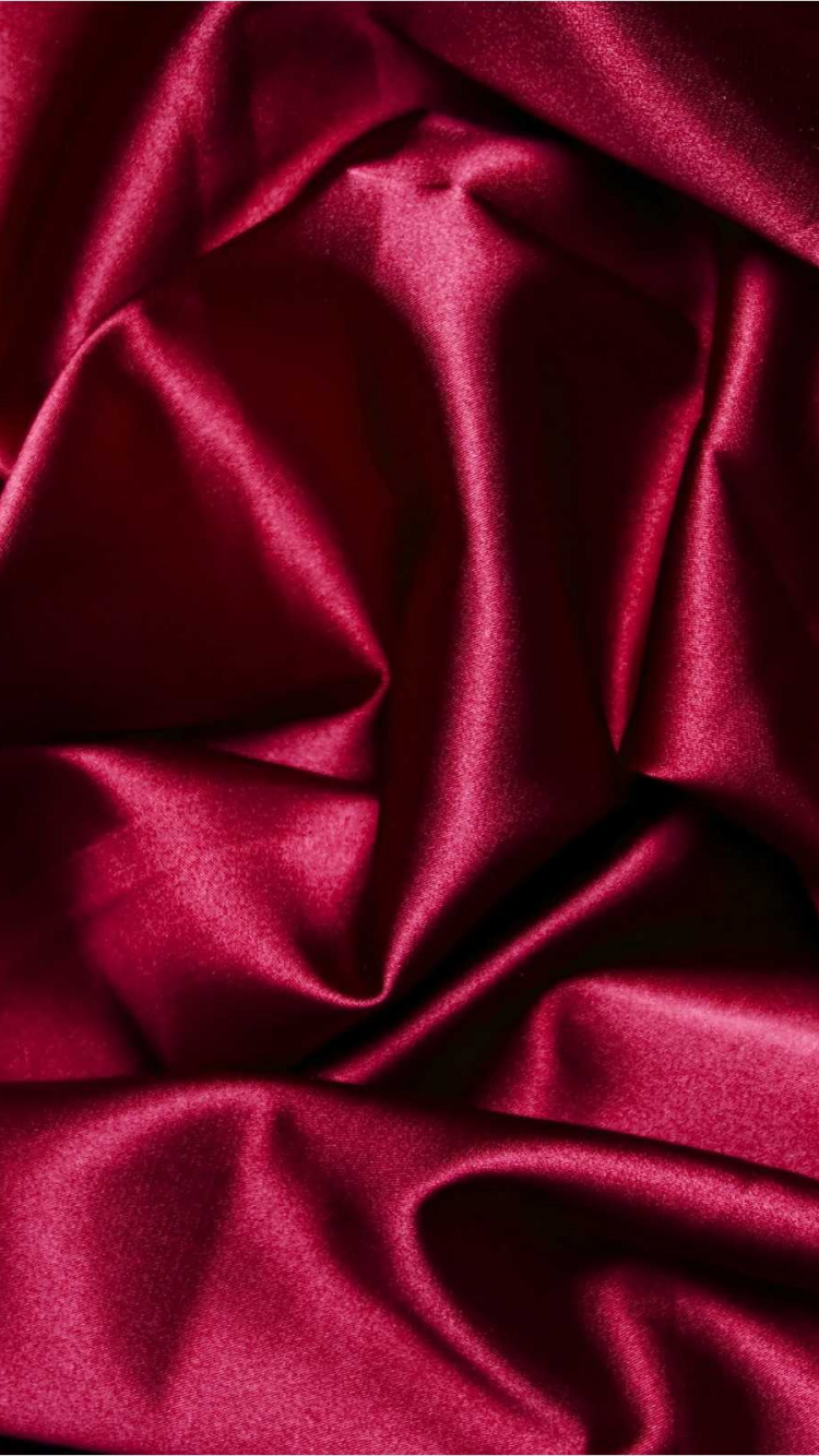 Textil Rojo Sobre Textil Blanco. Wallpaper in 750x1334 Resolution