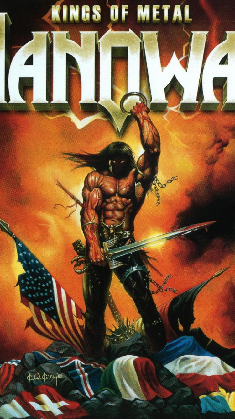 Manowar Kings of Metal, Kings of Metal, Manowar, Heavy Metal, Power Metal. Wallpaper in 750x1334 Resolution