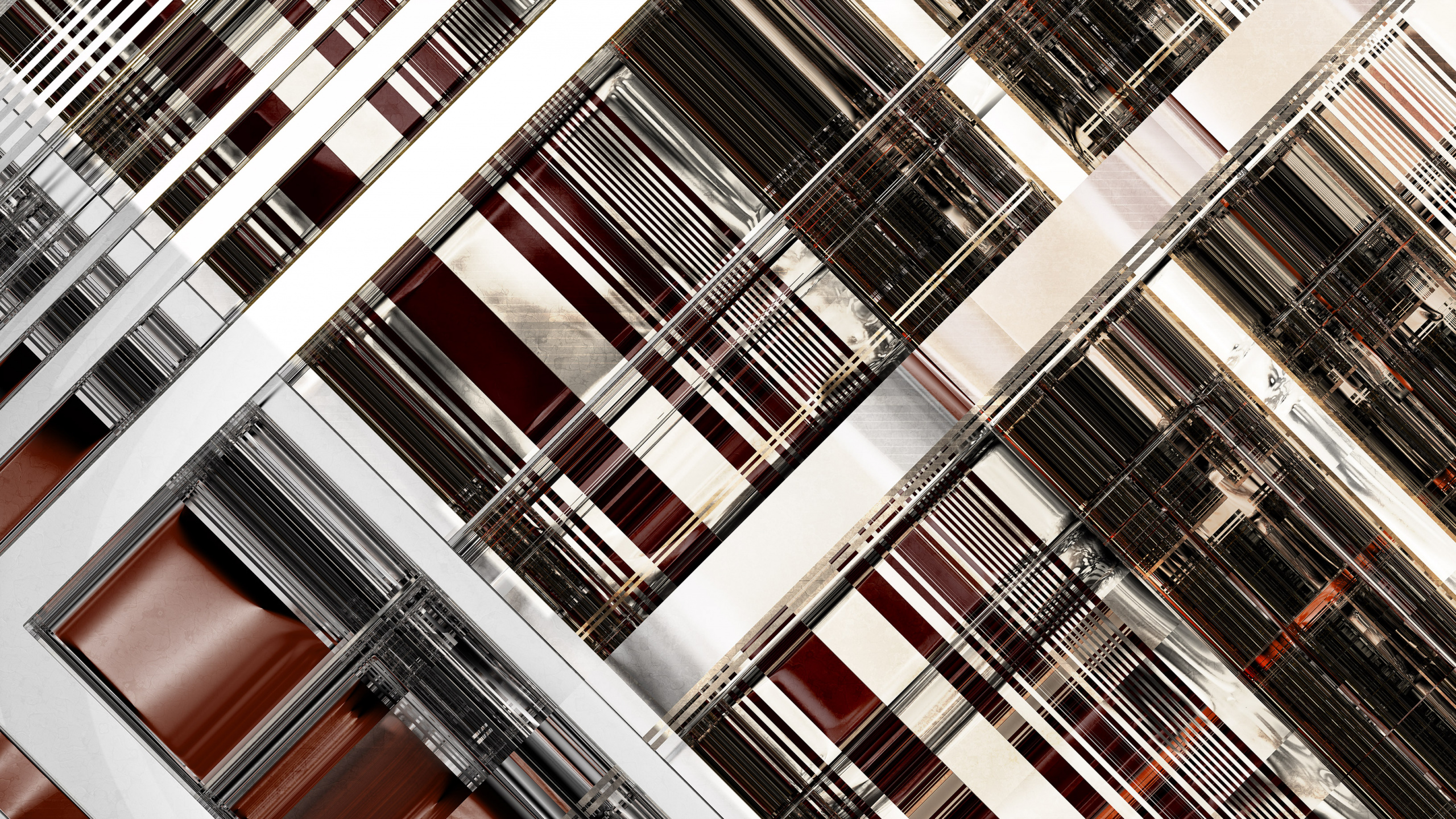 White and Red Concrete Building. Wallpaper in 2560x1440 Resolution