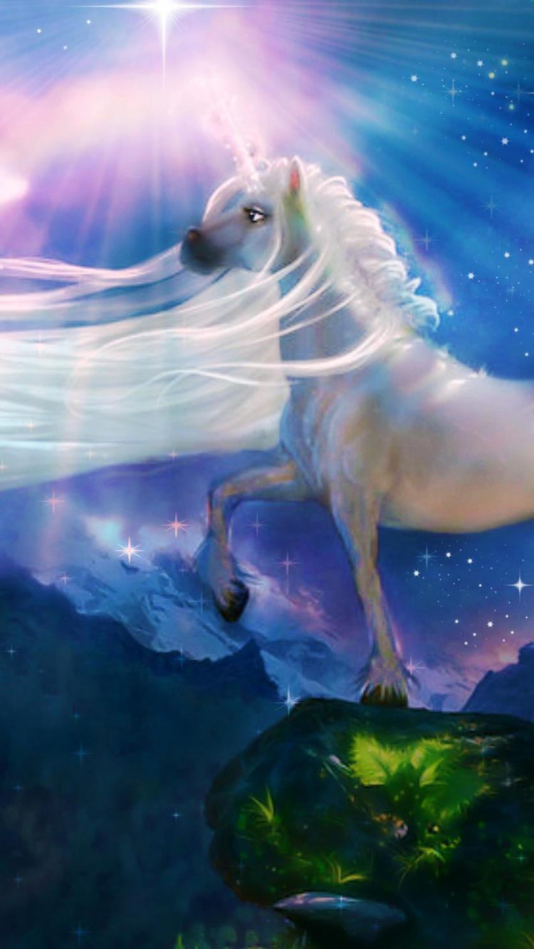 Ilustración de Dragón Blanco y Azul. Wallpaper in 750x1334 Resolution