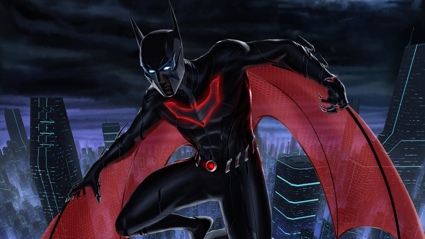 Batman, Batman Beyond Art, Terry McGinnis, Art, Superhero. Wallpaper in 1366x768 Resolution