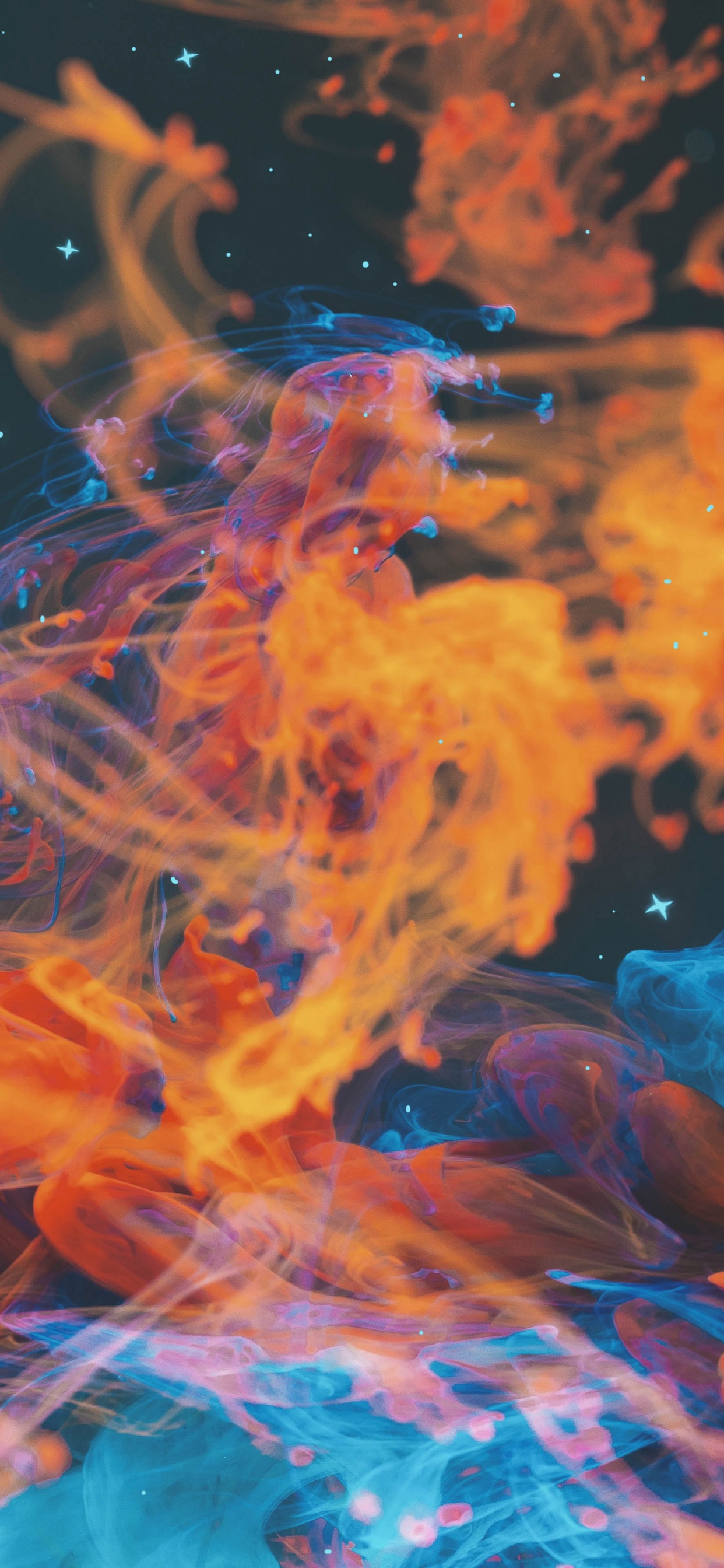 Eau, Android, Conception, Liquid, Blue. Wallpaper in 1242x2688 Resolution