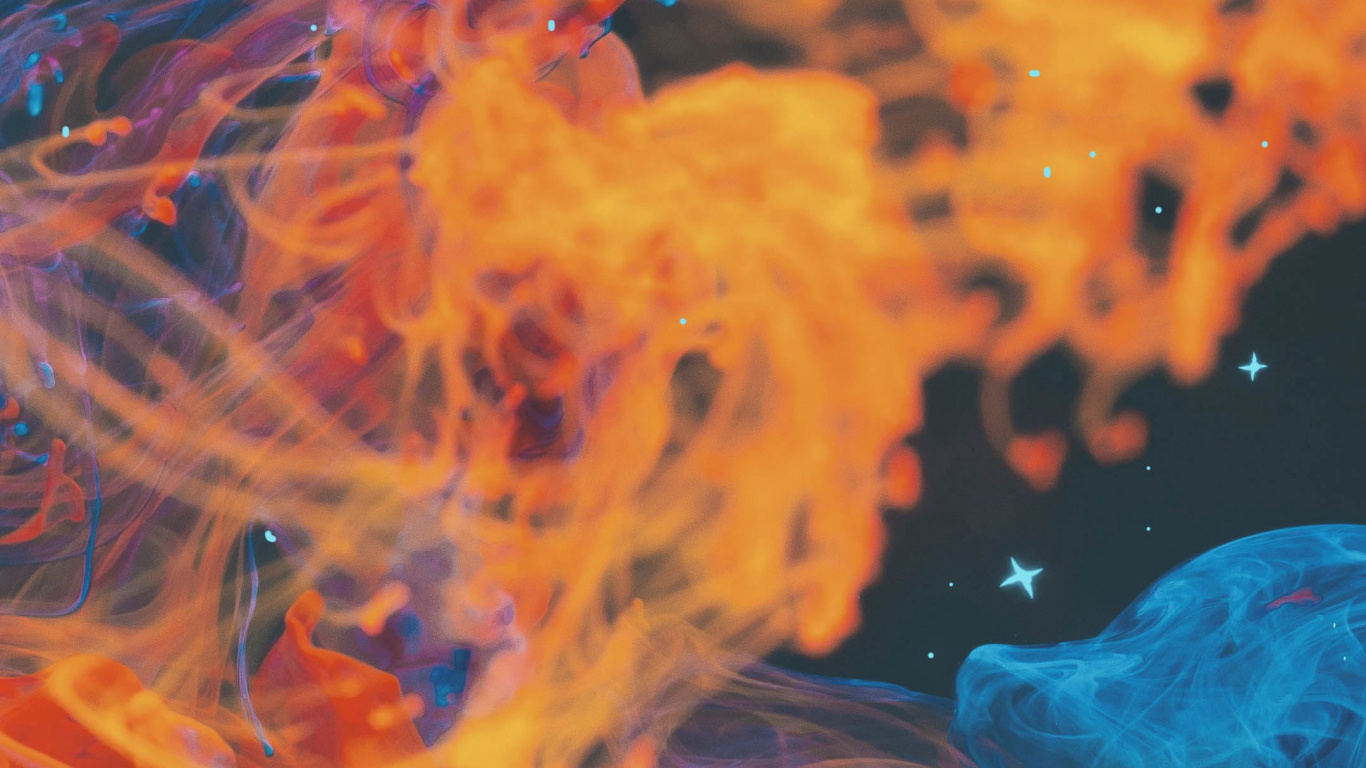 Eau, Android, Conception, Liquid, Blue. Wallpaper in 1366x768 Resolution