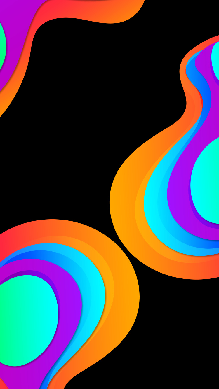 Colorfulness, Circle, Electric Blue, Art, Pattern. Wallpaper in 750x1334 Resolution