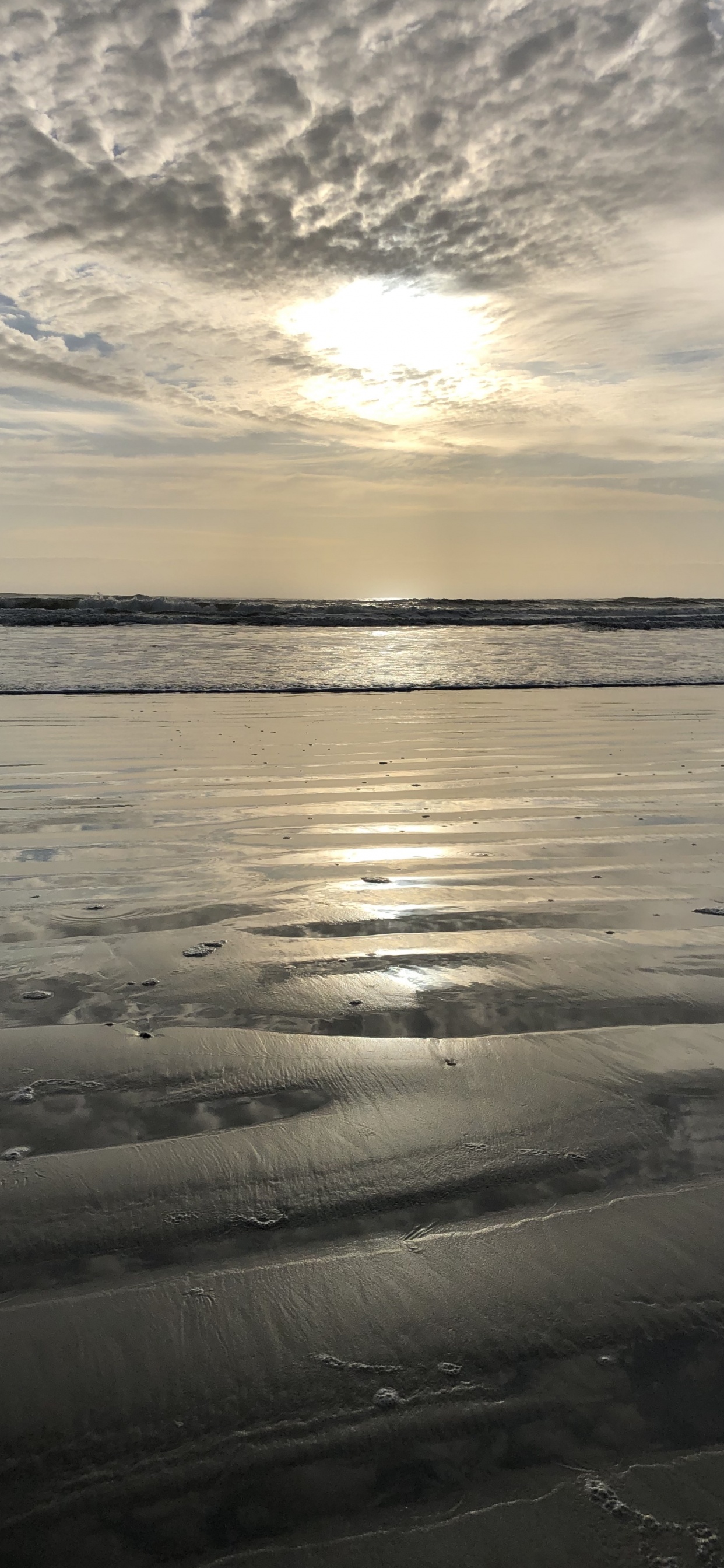 Horizon, Mudflat, Water, Fluid, Liquid. Wallpaper in 1242x2688 Resolution