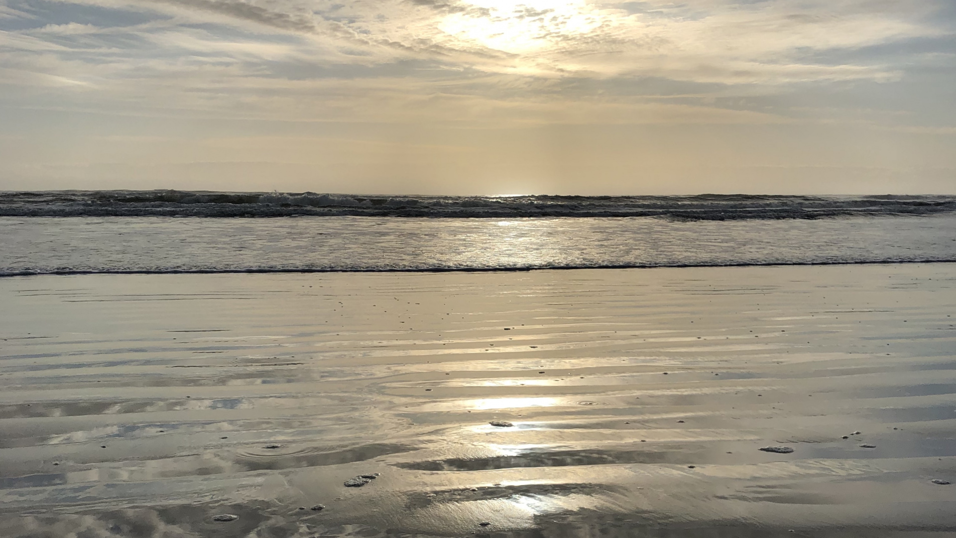 Horizon, Mudflat, Water, Fluid, Liquid. Wallpaper in 1920x1080 Resolution