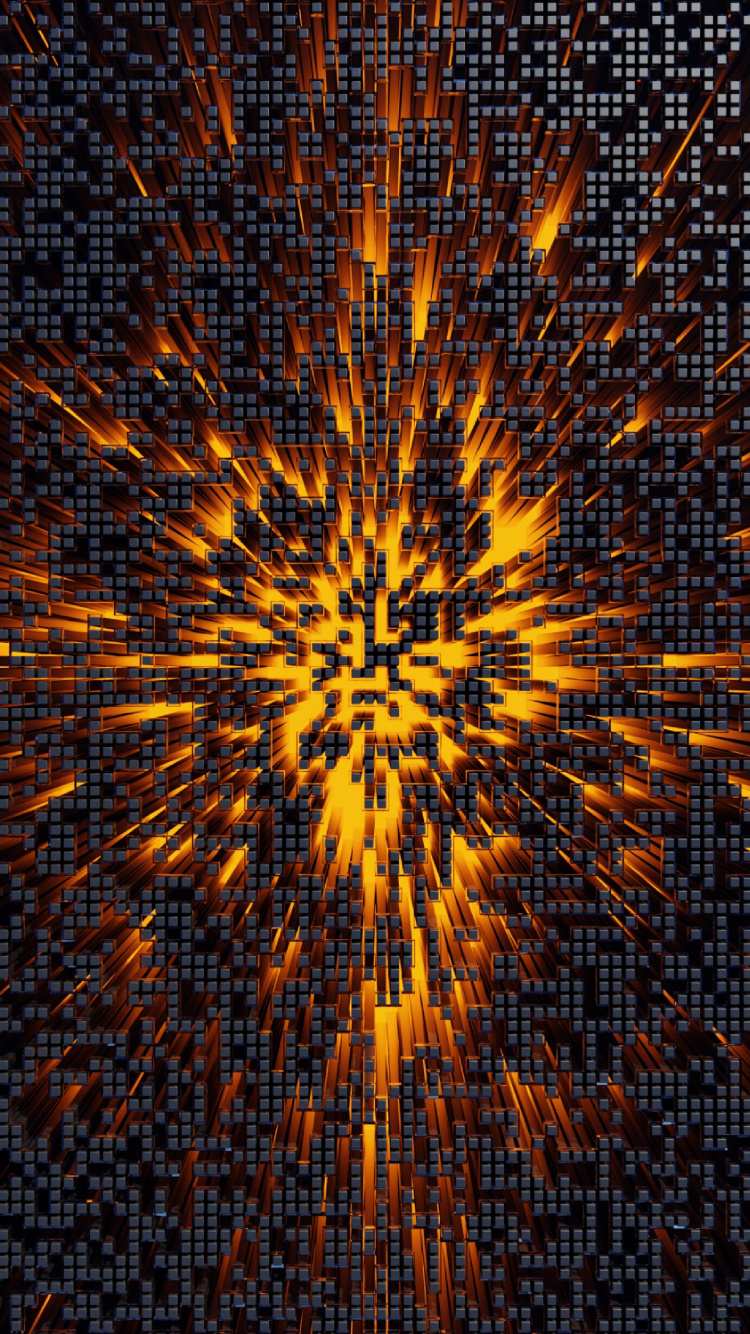 Fuegos Artificiales de Color Naranja y Blanco.. Wallpaper in 750x1334 Resolution