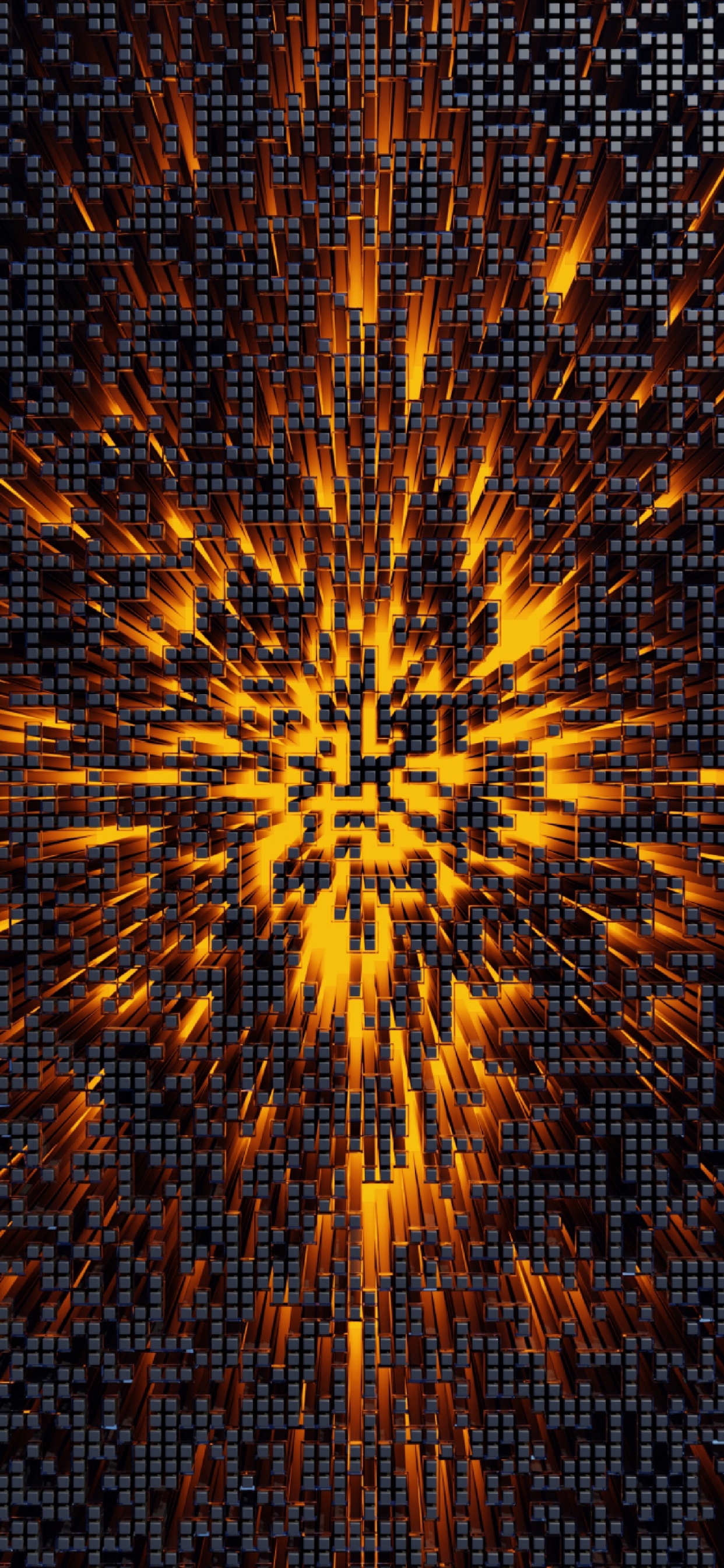 Feu D'artifice Orange et Blanc. Wallpaper in 1242x2688 Resolution