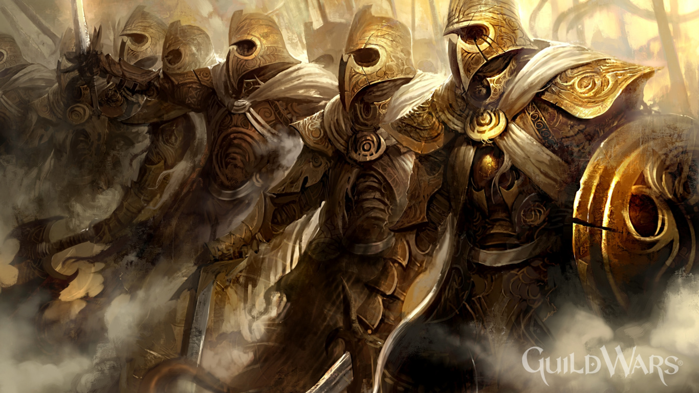 Knight, Mythology, Arenanet, Armour, Guild Wars 2. Wallpaper in 1366x768 Resolution