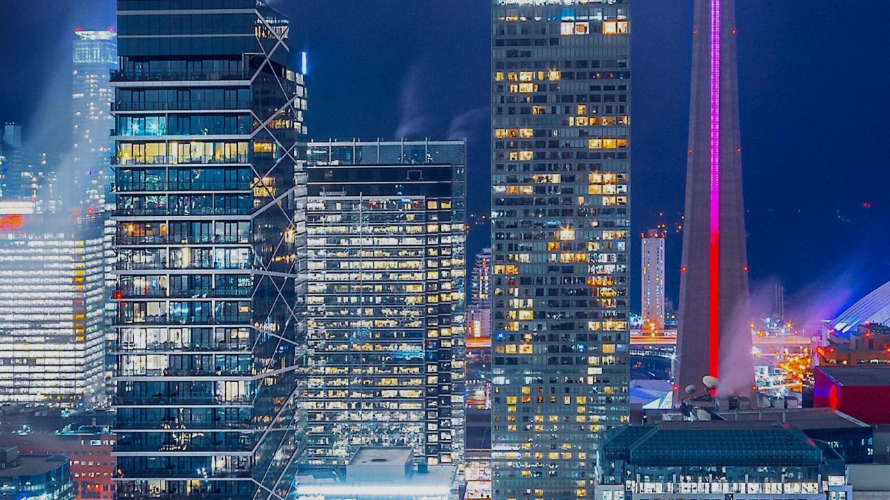 Toronto, Smartphone, Ios, Edificio, Torre. Wallpaper in 1280x720 Resolution