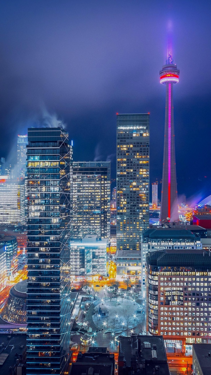 Toronto, Smartphone, Ios, Edificio, Torre. Wallpaper in 720x1280 Resolution