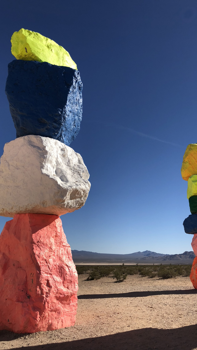 Las Vegas, Unis, Tourisme, Rock, la Pureté de la Couleur. Wallpaper in 750x1334 Resolution