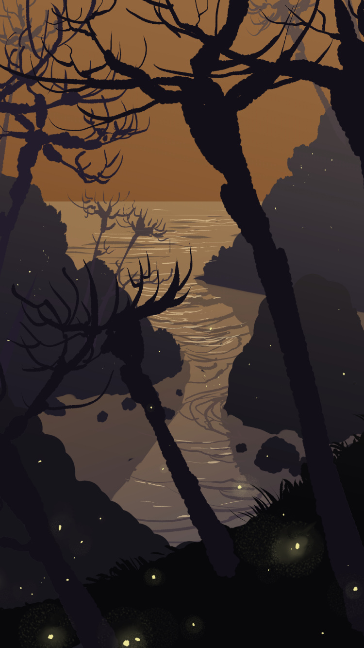 Silhouette of Person Standing on Tree Branch During Sunset. Wallpaper in 750x1334 Resolution