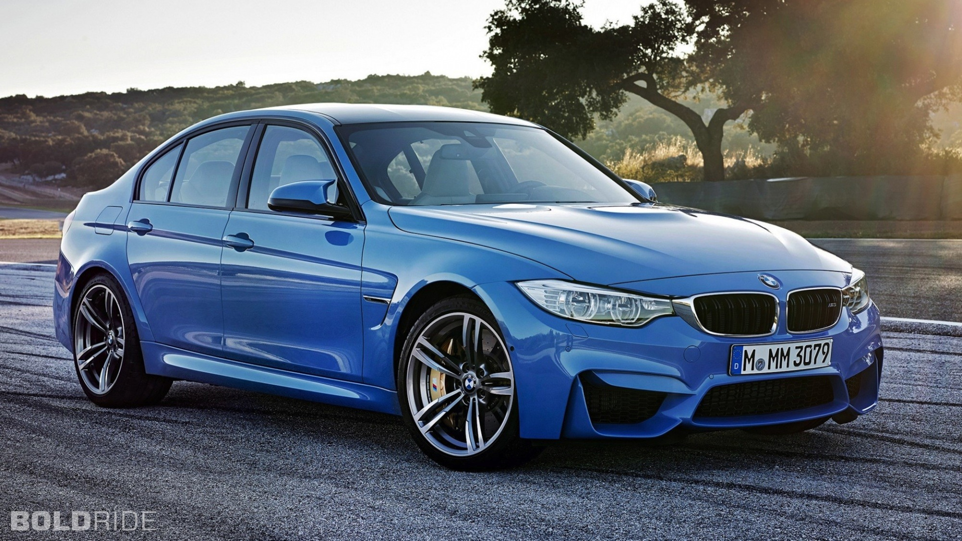 Blue Audi a 4 Coupe. Wallpaper in 1920x1080 Resolution