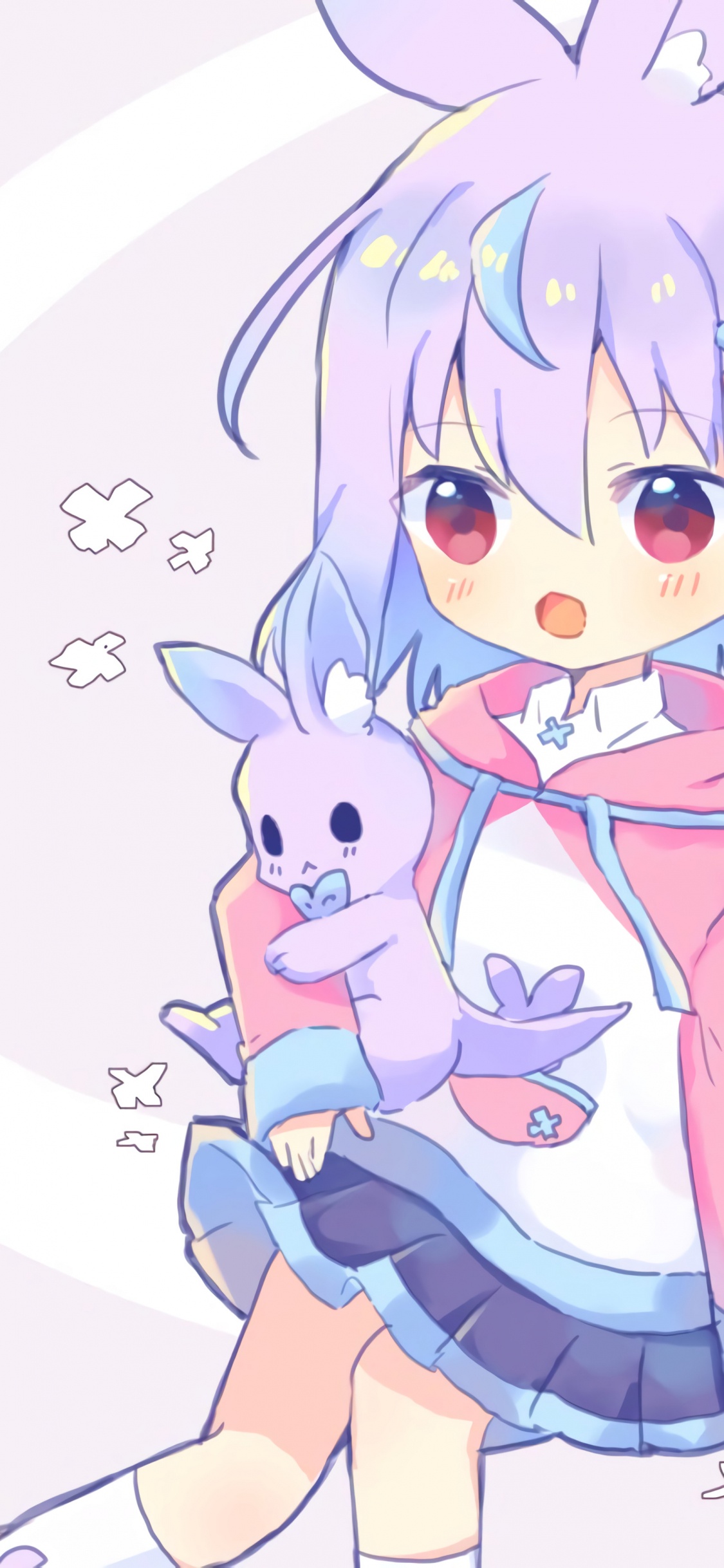 Kleidung, Smartphone, Telefon, Cartoon, Mimik. Wallpaper in 1125x2436 Resolution