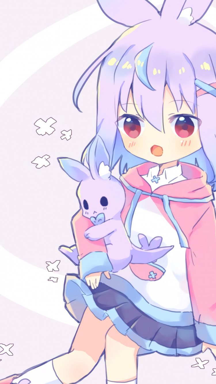 Kleidung, Smartphone, Telefon, Cartoon, Mimik. Wallpaper in 750x1334 Resolution