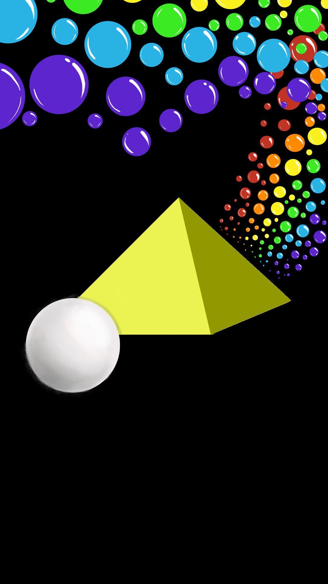 光, 图形设计, 三角形, 圆圈, 电蓝色的 壁纸 1080x1920 允许