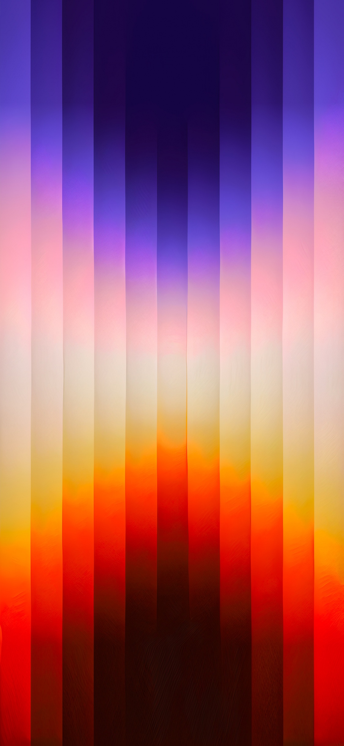 Apples, IOS 14, Purple, Line, Violet. Wallpaper in 1125x2436 Resolution