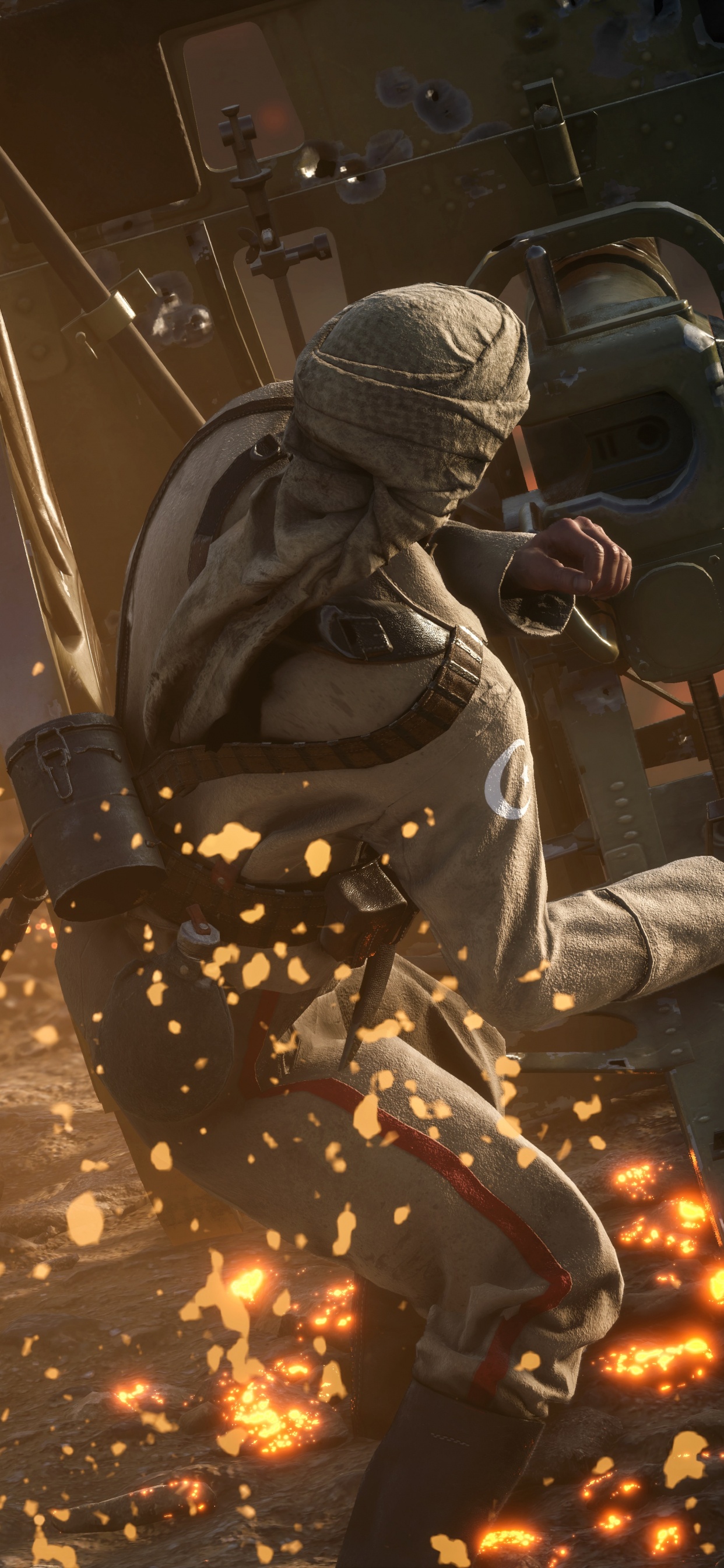 Campo de Batalla 1, Espacio, Electronic Arts, Batalla, Fuego. Wallpaper in 1242x2688 Resolution