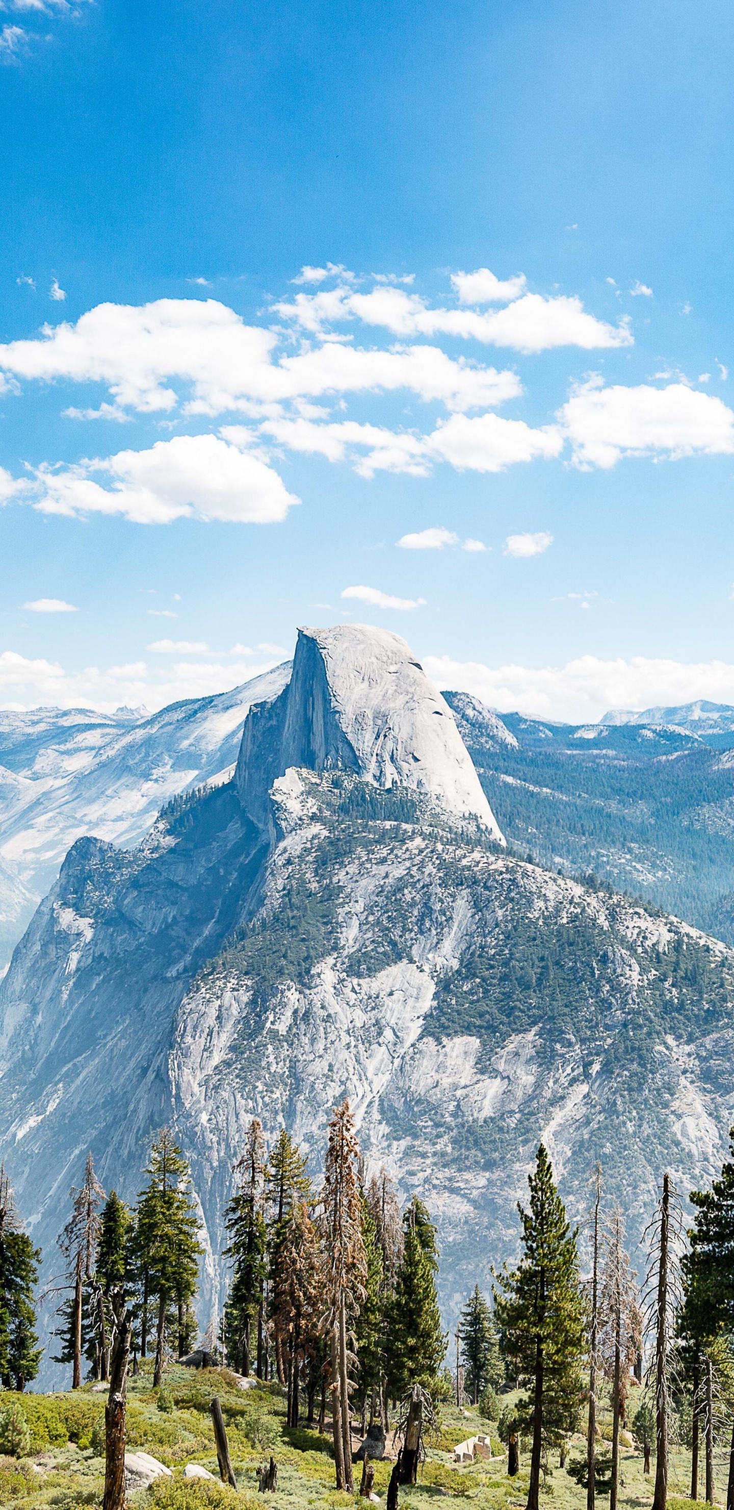 le Parc National de Yosemite, Glacier Point, Chute du Nevada, le Parc National De, Parc. Wallpaper in 1440x2960 Resolution