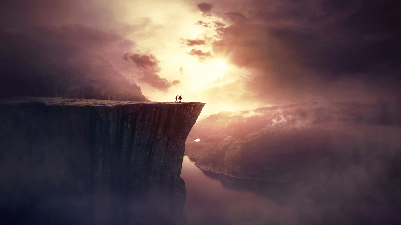 Fantasy, Lumière, Atmosphère, Matin, Chaleur. Wallpaper in 1366x768 Resolution