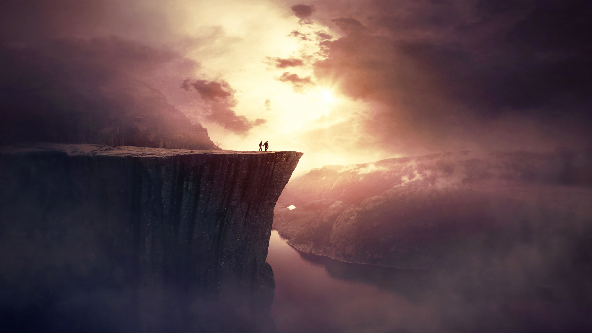 Fantasy, Light, Cloud, Atmosphere, Morning. Wallpaper in 1920x1080 Resolution