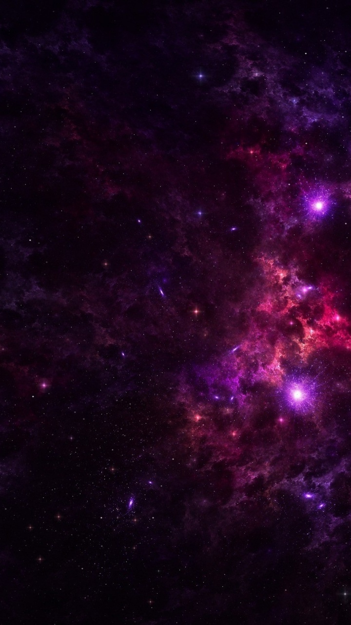紫色的, 天文学对象, 外层空间, 气氛, 宇宙 壁纸 720x1280 允许