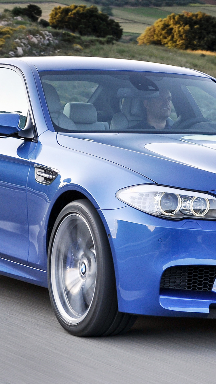 Blue Bmw m 3 Coupe on Road During Daytime. Wallpaper in 750x1334 Resolution