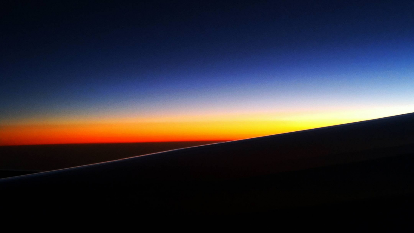 Atmosphère, Afterglow, Objet Astronomique, Horizon, Lever. Wallpaper in 1366x768 Resolution