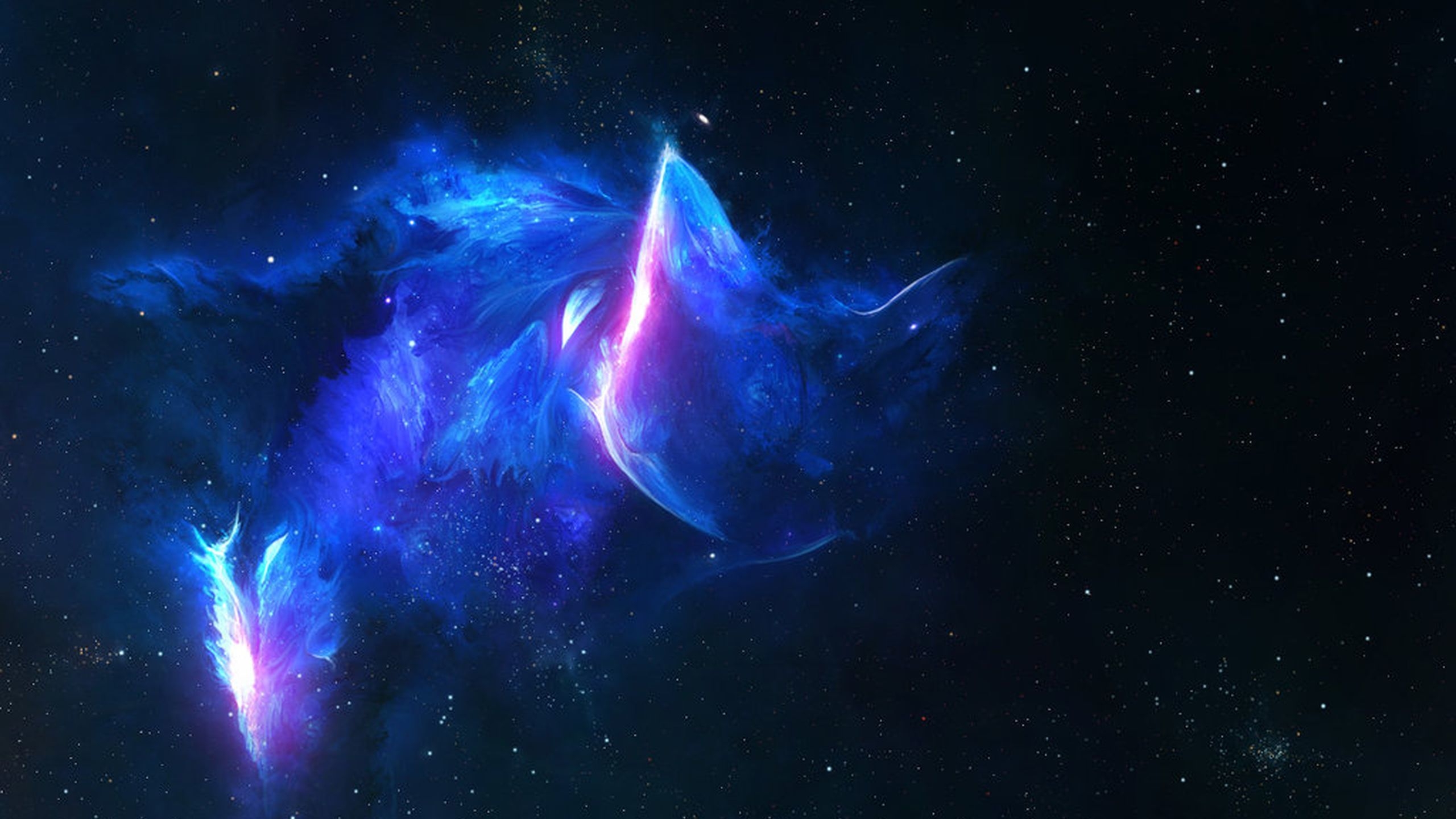 Cat, Atmosphere, Azure, Natural Environment, Nebula. Wallpaper in 2560x1440 Resolution