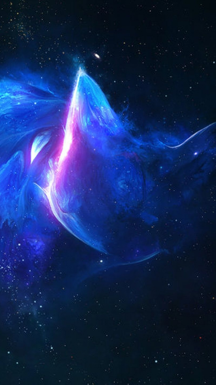 Cat, Atmosphere, Azure, Natural Environment, Nebula. Wallpaper in 750x1334 Resolution
