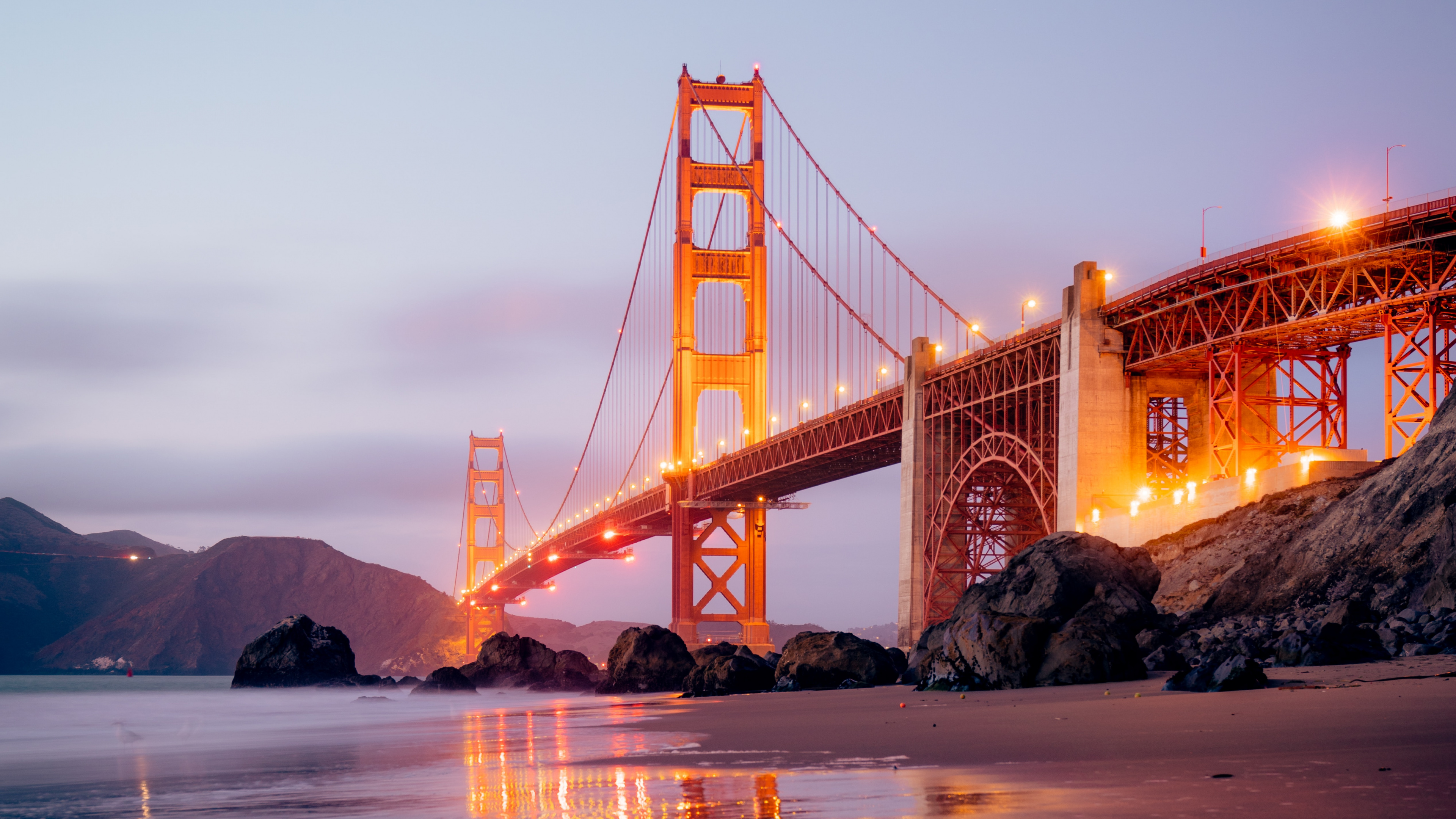 Pont du Golden Gate San Francisco Californie. Wallpaper in 3840x2160 Resolution
