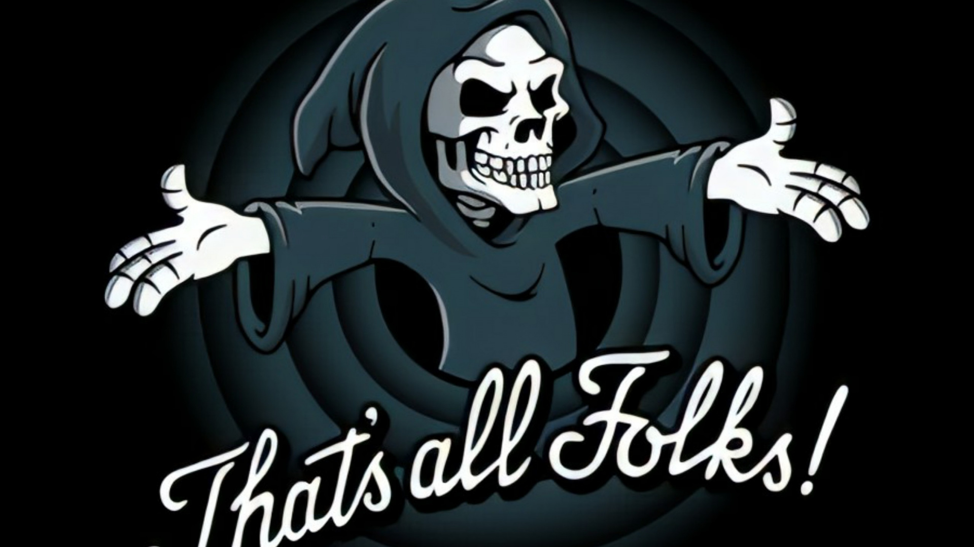 Thats All Folks, Cartoon, Poster, Sleeve, t Shirt. Wallpaper in 1920x1080 Resolution