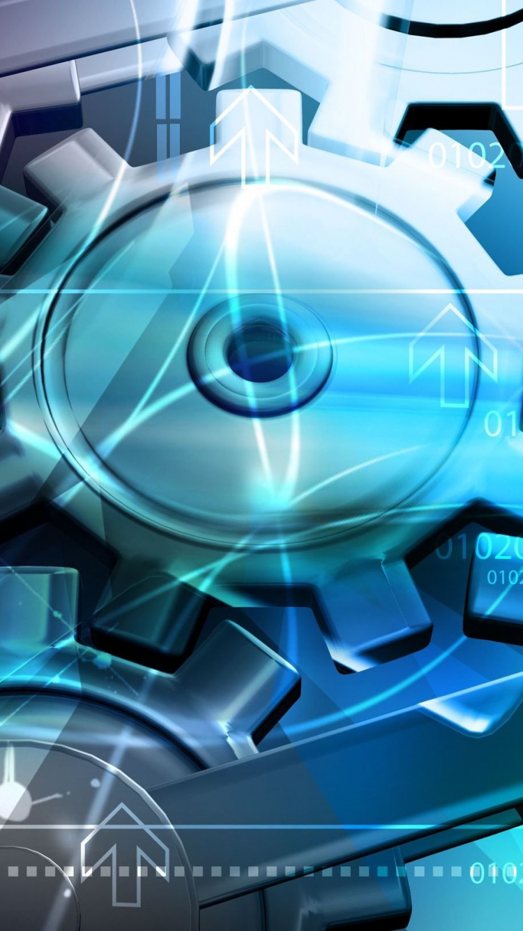 Illustration Abstraite Marron et Rouge. Wallpaper in 750x1334 Resolution