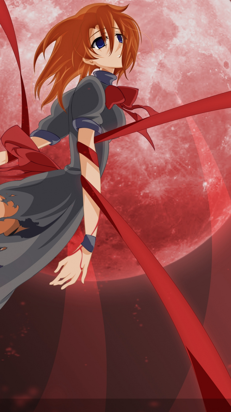 日暮时，他们哭, 飞鸟langley苍龙, 红色的 壁纸 750x1334 允许