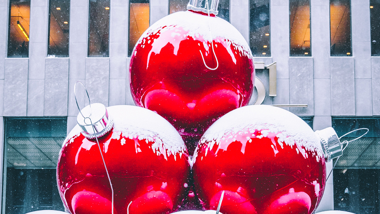 Navidad, Radio City Music Hall, Centro Rockefeller, Vivir, Viaje. Wallpaper in 1280x720 Resolution