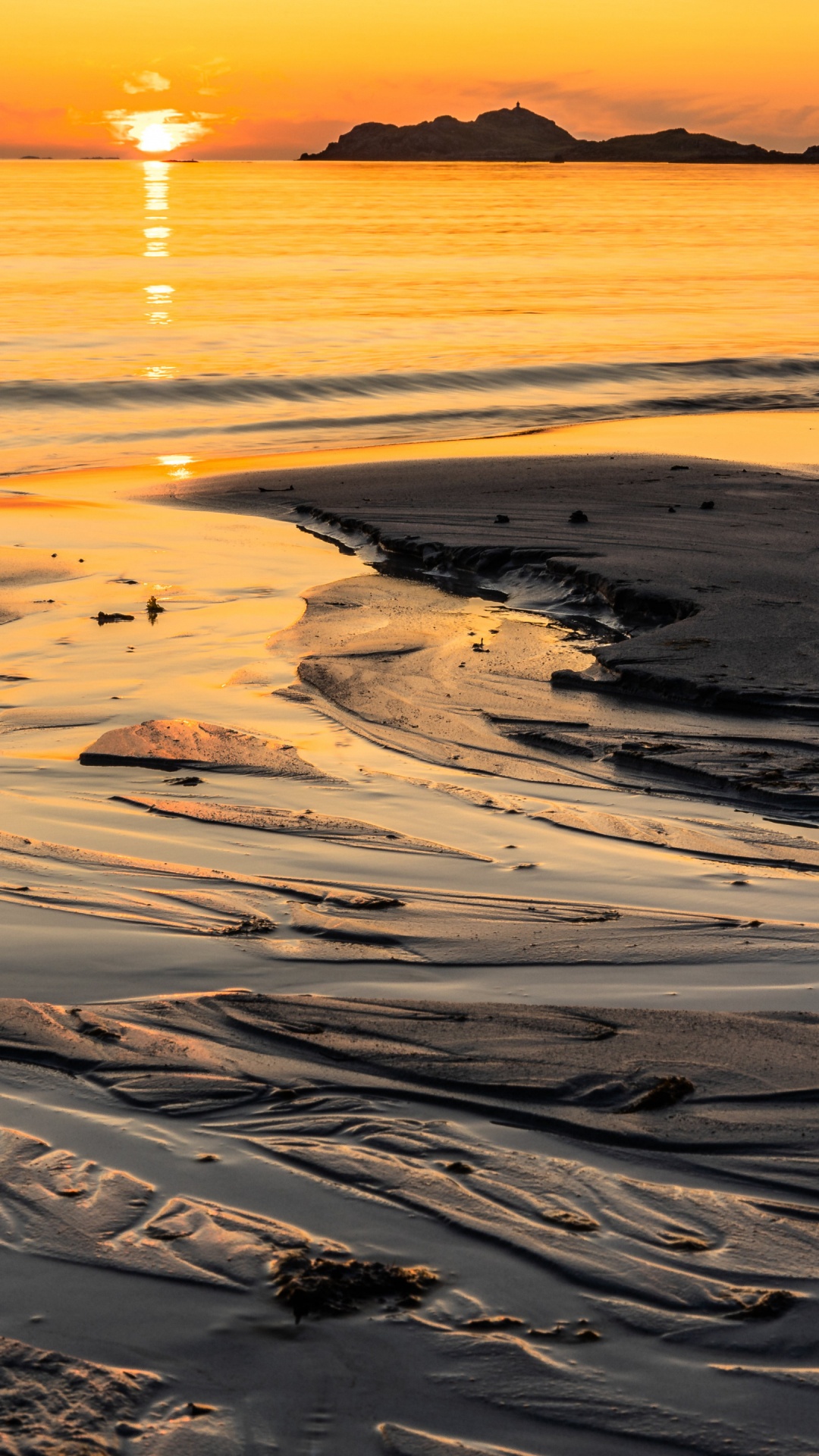 Ufer, Wattenmeer, Wasser, Wasserressourcen, Atmosphäre. Wallpaper in 1080x1920 Resolution