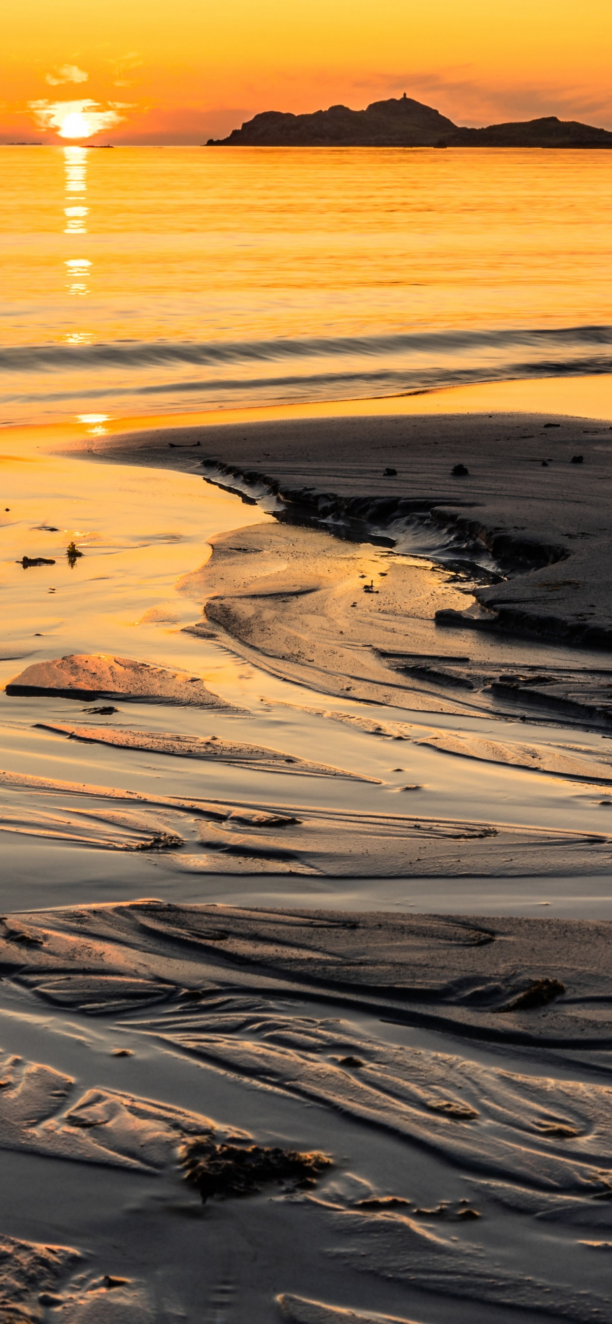 Ufer, Wattenmeer, Wasser, Wasserressourcen, Atmosphäre. Wallpaper in 1242x2688 Resolution