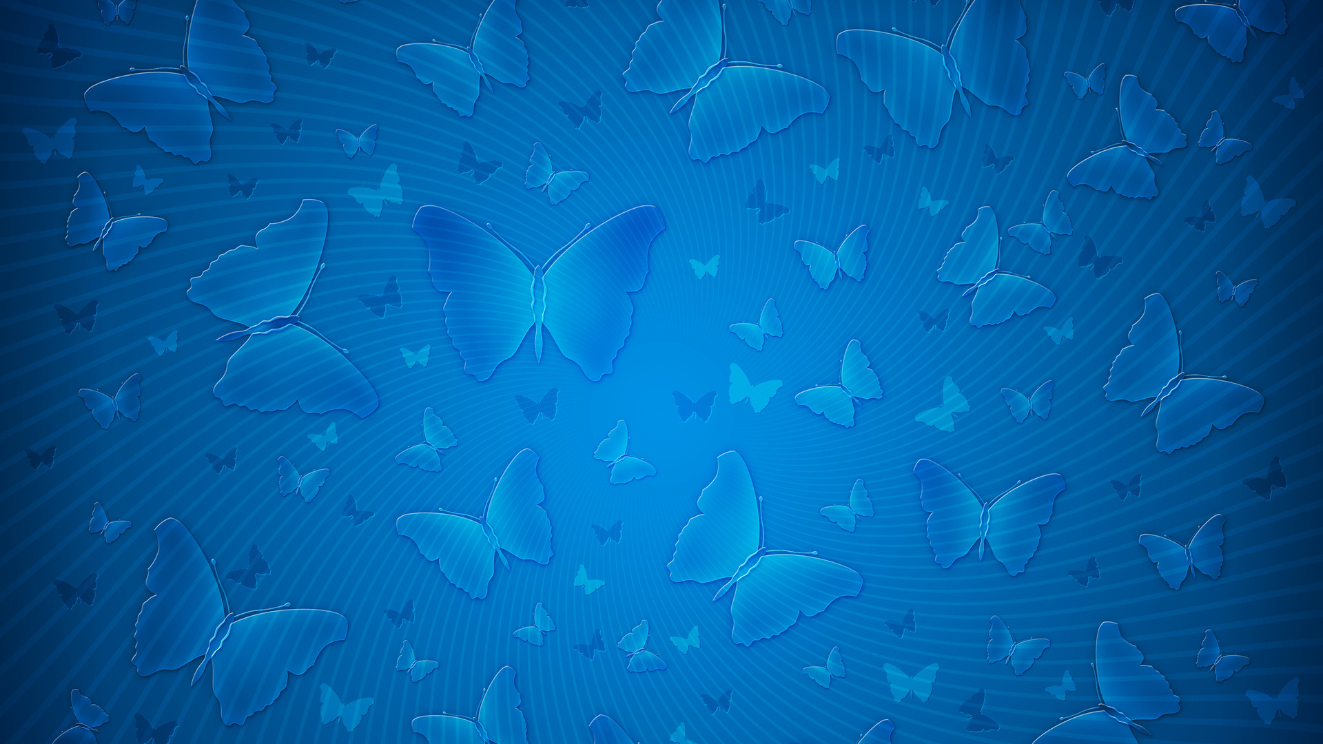 Pintura Abstracta Azul y Blanca. Wallpaper in 1920x1080 Resolution