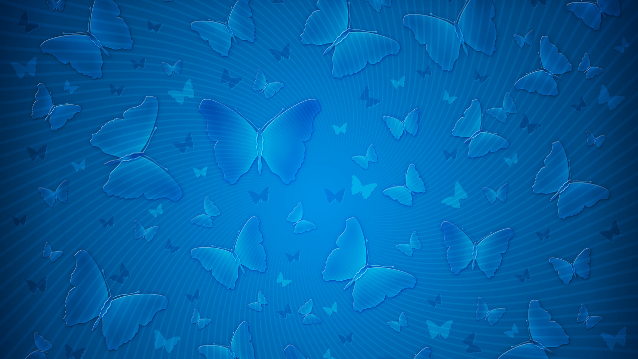 Peinture Abstraite Bleue et Blanche. Wallpaper in 1280x720 Resolution