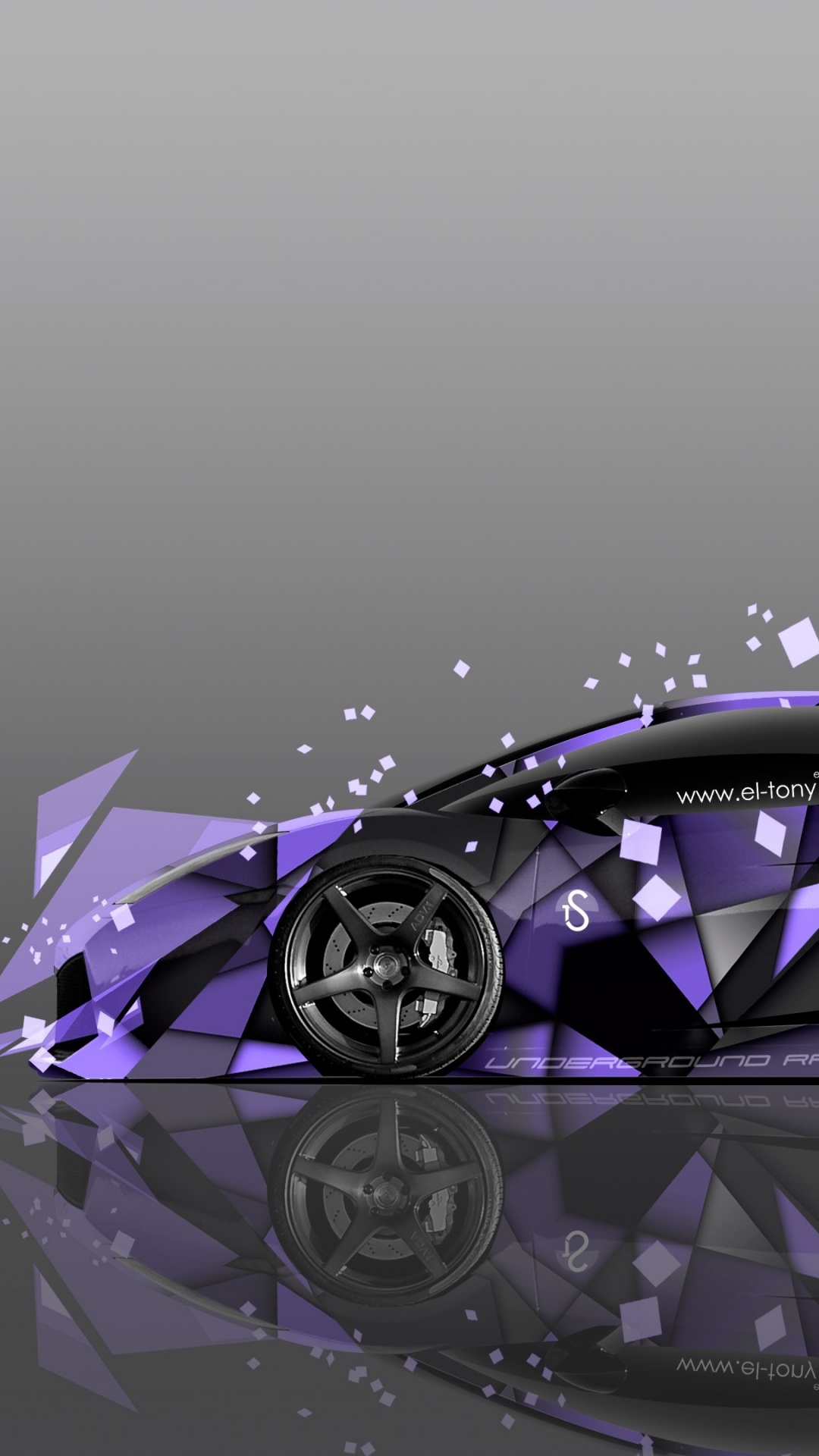 Voiture de Sport Verte et Noire. Wallpaper in 1080x1920 Resolution