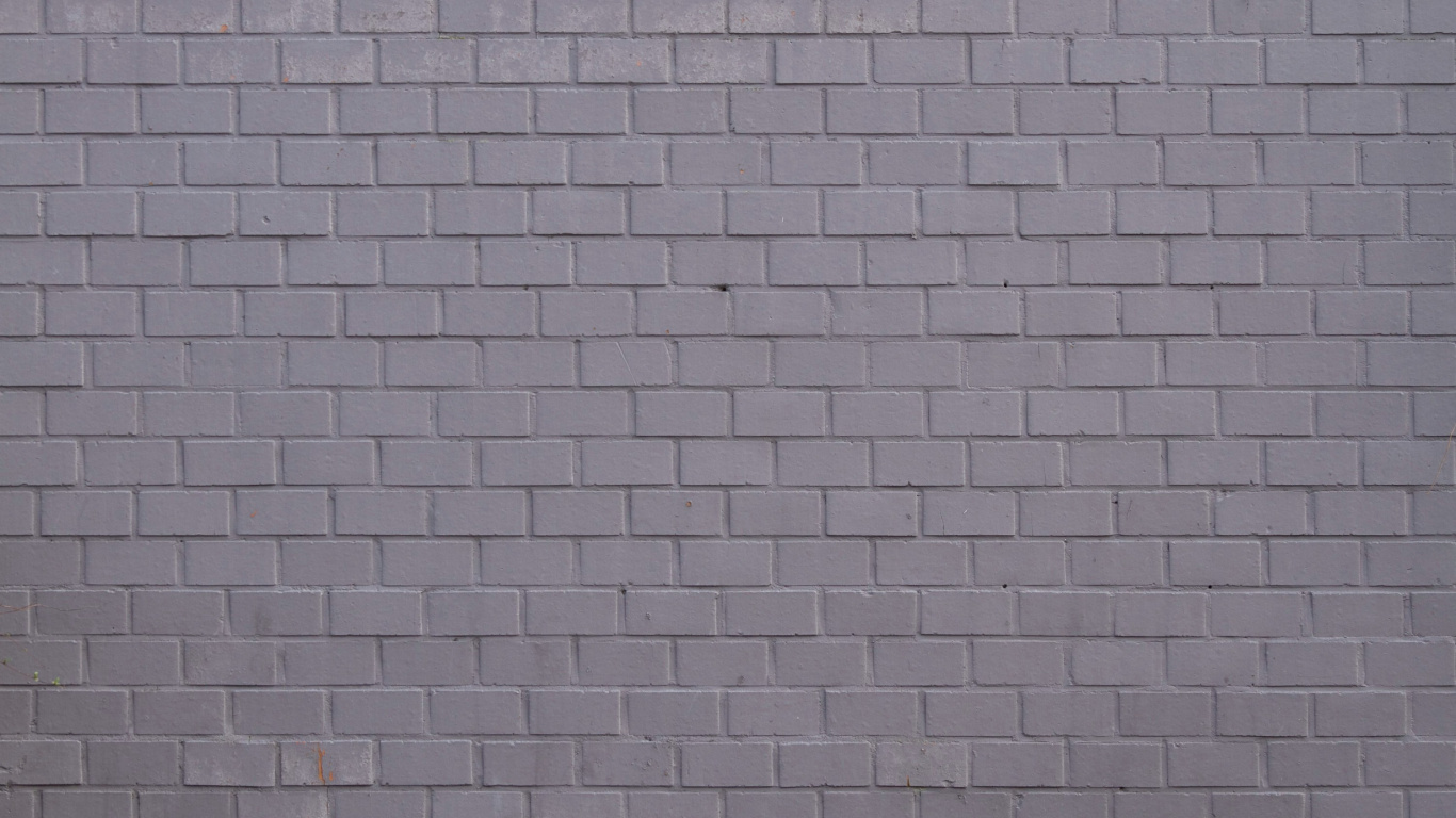 Pared de Ladrillo Gris Con Bombilla Blanca. Wallpaper in 1366x768 Resolution