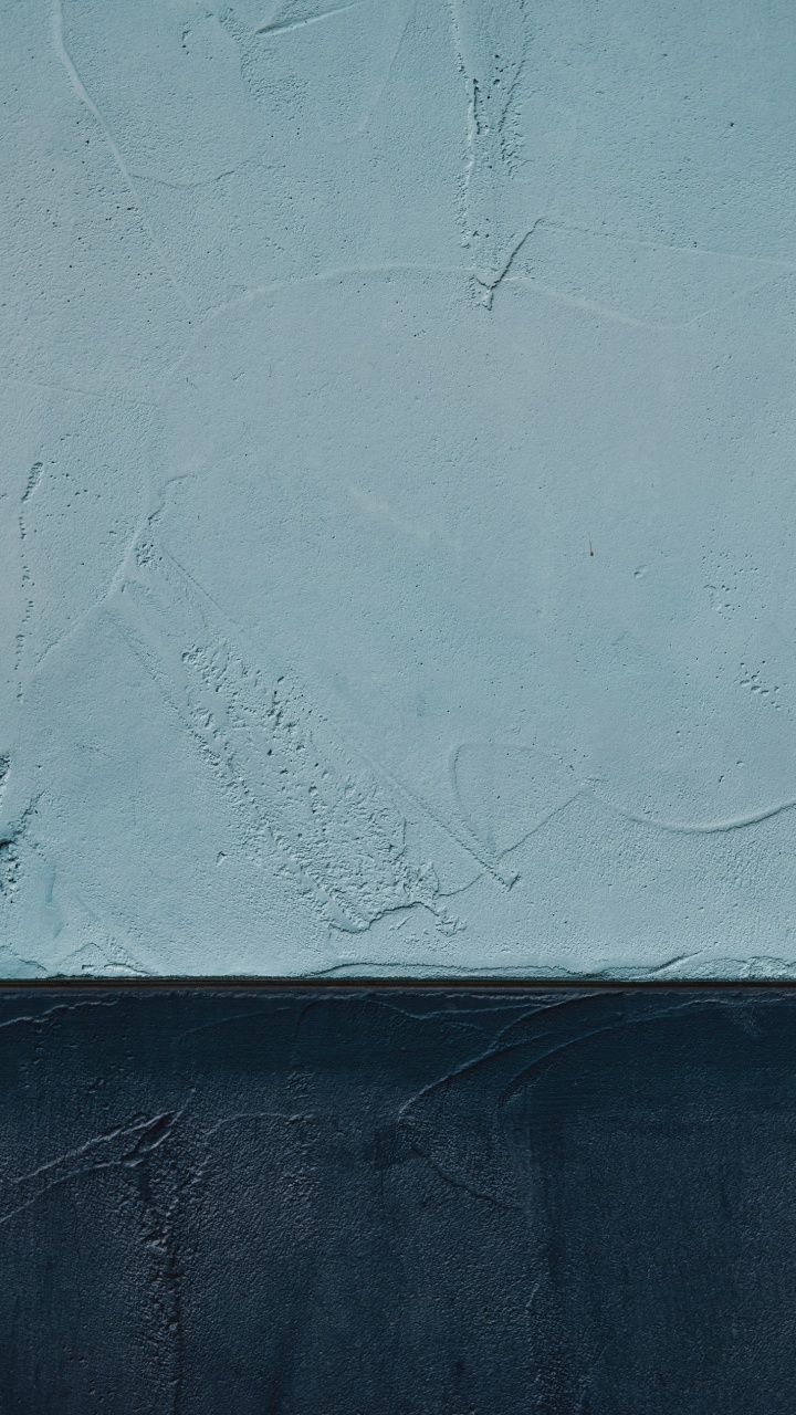 Blau-weiß Gestrichene Wand. Wallpaper in 720x1280 Resolution